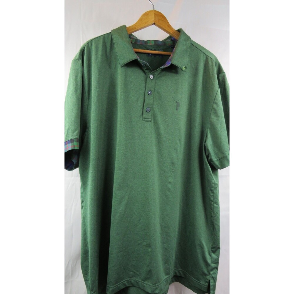 William Murray Performance Short Sleeve Golf Polo Shirt (Men's XL) Green